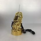 Mgm Grand Las Vegas Sipper Cup Gold Lion Leo Lanyard Casino Plastic 10    Tall