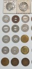 Lot Of  56  Vintage N y Transit Tokens From Throughout State Circulated See Pics