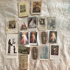 42 Vintage Christianity Holy Prayer Cards Lot - Saints  Jesus  Virgin Mary