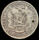 1935 5 Bolivares Venezuela Silver Coin Estados Unidos Venezuela   beautiful Coin 
