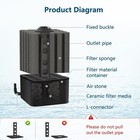 Aquarium Sponge Filter Submersible Fish Tank Filter Ultra Quiet Aeration Bio New