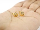 925 Sterling Silver Handmade Snail Studs Dainty Post Earrings For Women Gift
