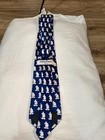 Disney Parks Mickey Mouse Blue Necktie 100  Silk Tie