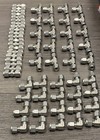  60 Piece  Lot Of Ss Swagelok Compression Fittings Tee  Elbow  Straight 1 4   new