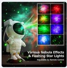 Astronaut Galaxy Star Projector Night Light   360   Rotation Space Lamp For Kids 
