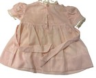 Vintage Polly Flinders Hand Smocked Pink Dress Size 24 Months Vcg