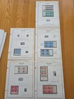 Discount 1947 -1982 Us Plate Block Stamp Lot  59 fv Comes On Pages W mounts Mnh