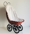 Vintage Wicker Doll Carriage Pram Buggy     Victorian Style     Hsn Christina Berry