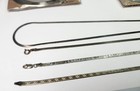 Lot Of 6 Vintage 925 Sterling Silver Bracelets And Necklaces 47 Grams