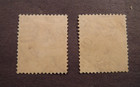 Scott  203   204  Ceylon  1912-25   5   6 Cent   King George V Used Stamps