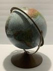 Vintage Replogle Land And Sea Double Axis 12    Diameter Globe 