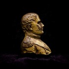Rare 19th Century Antique Napoleon Bonaparte Gold On Bronze French Plaque In Box