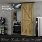 5 6 6 6 8ft Heavy Duty Ceiling Mount Box Track Sliding Barn Door Hardware Kit 