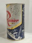 Nice Dark Blue Rainier Flat Top Beer Can  guy Singing  Keyboard 