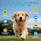 Flea And Tick Natural Prevention For Dogs Chewable  Flea   Tick 150 Chews Dog Us
