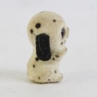 Vintage Josef Miniature Flocked Dalmatian Figurine 1 5 Inch