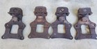 Camel Co Vintage Antique Barn Door Rollers Cast Iron  4 