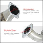 Stainless Steel Flex Y-pipe For 2003-2008 350z Z33 G35 V35 350gt Vq35de