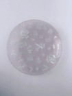        80s Vintage Post Modern Japanese Glass Plate   Mid Century Memphis Milano 90s