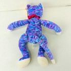 Ty Beanie Buddy Kooky Cat 2001 Blue Purple Plush With Tag Vintage Collectible