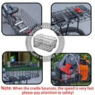 Folding Bike Foldable Bikes Pannier Front Basket Easy Larger  Rear Basket 