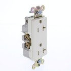 Hubbell Almond Industrial Decorator Receptacle Duplex Outlet 20a 125v D20al