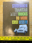 Studebaker 1961 Transtar Trucks Sales Brochure Catalog W  Specifications Sheet