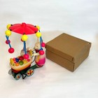 Rabbit Celluloid Vintage Showa Retro 12cm X 10cm X 17cm Used