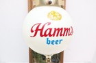 Hamm s Globe Light Beer Sign Sconce Canoe Scene Vintage