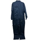 Craftsman Coveralls Mens Large Navy Carpenter Mechanic Long Sleeve Jumpsuit Euc 