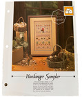 Vtg Rare Christmas In Cross-stitch Hardanger Sampler 1989 Pattern Only