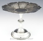 Antique Simpson Hall Miller   Co 7-3 8  Silverplated Victorian Pedestal Compote