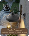 4 Pack Farmhouse Gooseneck Barn Light Fixture 12in Outdoor Wall Light Outside