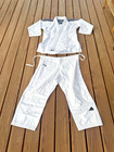 Adidas Judo Gi J690 Quest Double Weave Size 5-180cm White Black Stripes
