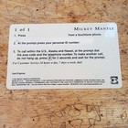 1997 Mickey Mantle  700 Phone Card  Cooperstown Collection  Mlb Endorsed  