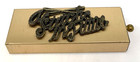 Vintage 1940 s Gold Tone Product Nyc Usa    stitch In Time    Small Metal Sewing Box