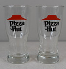 Vintage Nos 1970s Pizza Hut Libbey 10oz Drinking Glasses 5 5 8  Tall Lot Of 2