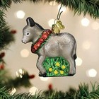 Old World Christmas Glass Blown Christmas Ornament  Donkita  with Owc Gift Box 
