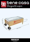 Bene Casa Caja Asadora Roasting Box  70lb Capacity  Outdoor Roasting Box Portabl