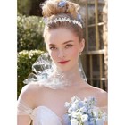 Bridal Crown Silver Wedding Rhinestone Headbands For Women