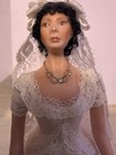 Dollhouse Miniature  Artist  Artisan  Terri Davis  Bride Doll  Ooak  Beautiful