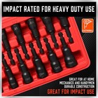 Juego Puntas Dados Magn  ticos Impacto Sae M  trico Cr-v Taladro 1 4  12 Pcs
