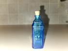 Vintage Berring s Apple Bitters Blue Glass Bottle