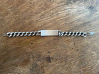 Rare Vintage American Sterling Silver Id Bracelet Men   s Classy Original