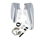 Chrome Mid-frame Air Deflector Heat Shield Cover Fit For Harley Touring 01-08