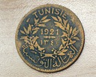 1921 Tunisia 1 Franc