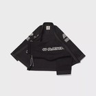 Albino   Preto Black Batch 102 Premium Bjj Gi 450 Gsm Pearl Weave With Bag
