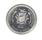 Guinea Silver Proof 100 Francs Coin 1969 Year Km 9 Martin Luther King