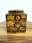 Vintage Daher Floral Biscuit Tea Tin Container Made In England