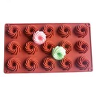 15-link Spiral Diy Silicone Cake Baking Mold Spiral Cookies Decorating Mould